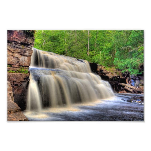 Foto Canyon Falls, Michigan (Frente)