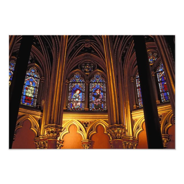 Foto Capilla baja de La Sainte-Chapelle, París, 2 (Frente)