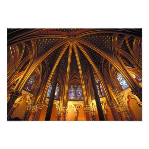 Foto Capilla inferior de La Sainte-Chapelle, París,