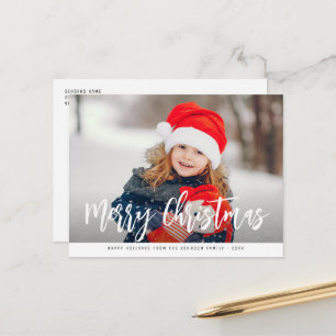foto caprichosa alegre navidad postal
