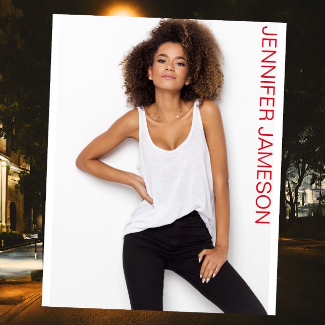 Foto Captura de pantalla de la audición de talento | Im (Full bleed headshot template vertical name multiple colors available, 3/4 headshots actor poses)