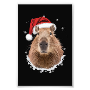 Foto Capybara Divertida Navidad 