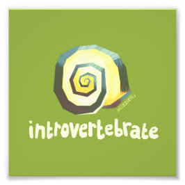 Foto Caracol introvertebrado - letra pequeña de arte