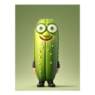 Foto Carácter pepino gracioso