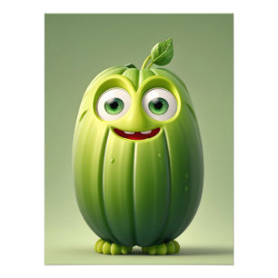 Foto Carácter pepino gracioso