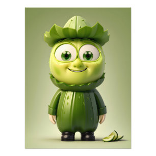Foto Carácter pepino gracioso