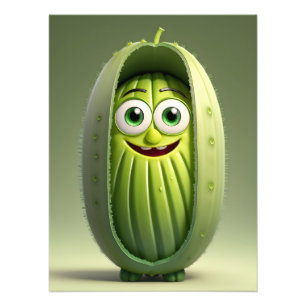 Foto Carácter pepino gracioso