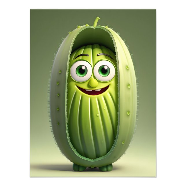 Foto Carácter pepino gracioso (Frente)