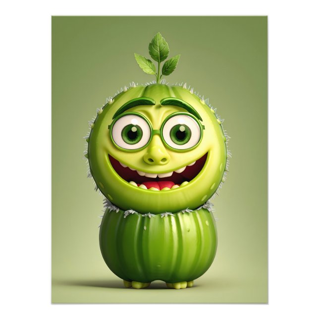 Foto Carácter pepino gracioso (Frente)