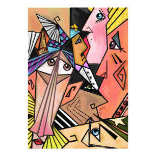 Foto Caras abstractas - Estados de ánimo - Pintura de r