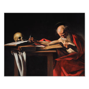 Foto Caravaggio - Escritura de Saint Jerome