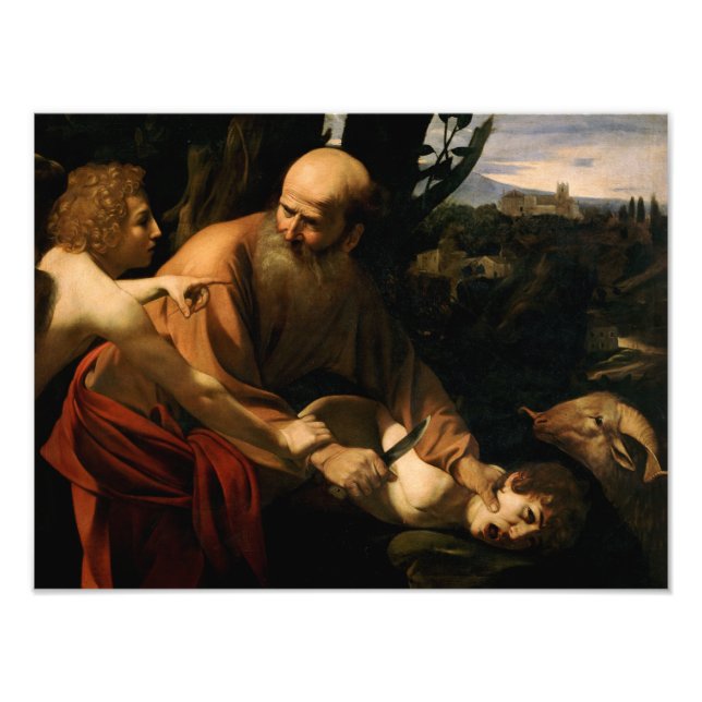 Foto Caravaggio - Sacrificio de Isaac (Frente)