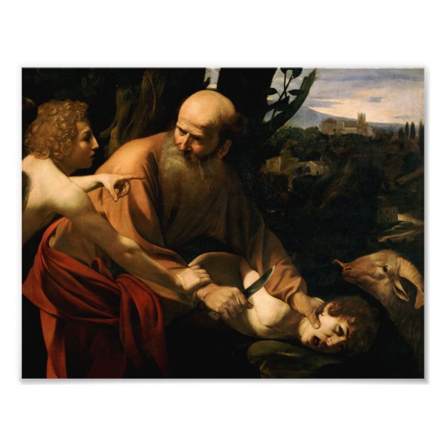 Foto Caravaggio - Sacrificio de Isaac (Frente)