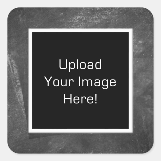 Foto Cargada Pegatinas De Marco De Chalkboard Faux (Anverso)