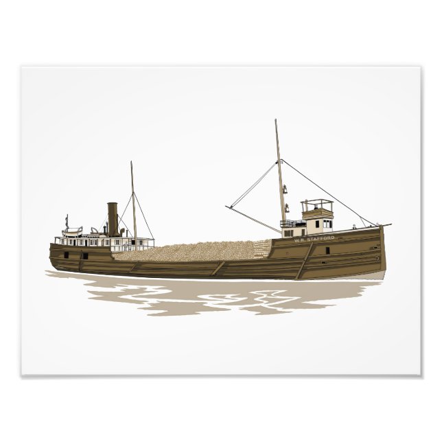 Foto Carguero de los Grandes Lagos W.R. Stafford (Frente)