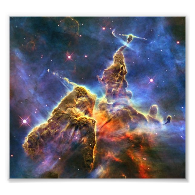 Foto Carina Nebula (Telescopio Hubble) (Frente)