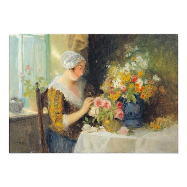 Foto Carl Duxa Vintage Flores de Arqueo (Frente)