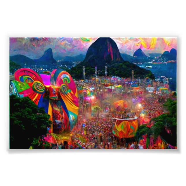 Foto Carnaval, Río de Janeiro, Poster (Frente)