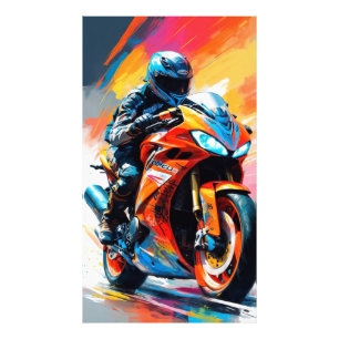 Foto Carreras de motocicletas de alta velocidad