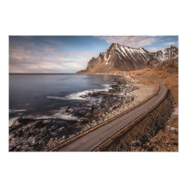 Foto Carretera costera de Lofoten