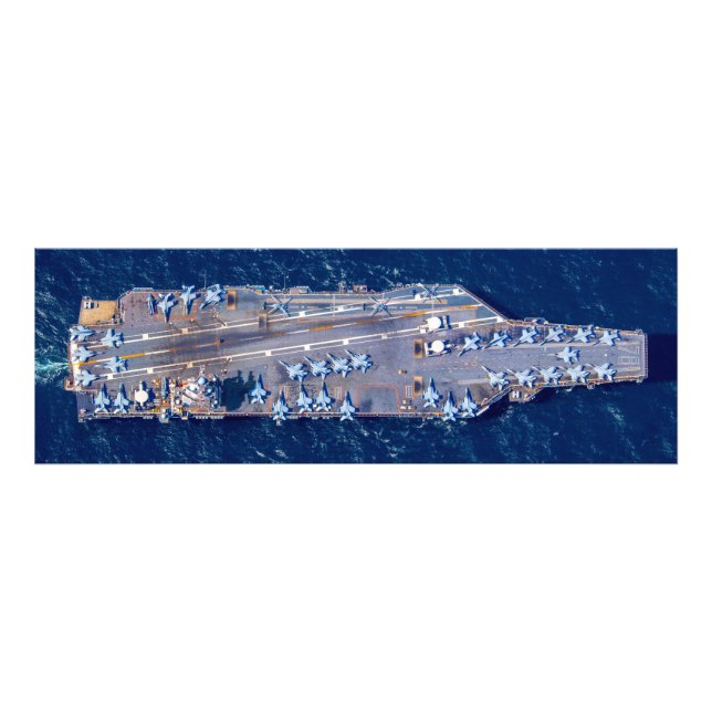 Foto CARRETERA DE AERONAVES DE EE.UU. - CVN 78 (48x16 p (Frente)