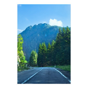 Foto Carretera forestal de los Cárpatos – Impresión de 