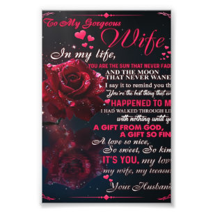 Foto Carta A Mi Esposa Regalo, Boda De Amor Pareja