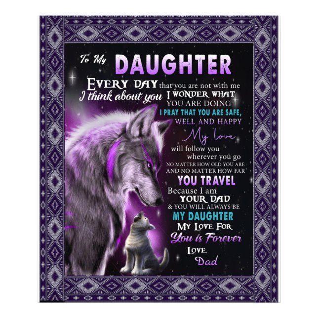 Foto Carta Personalizada A Mi Hija (Frente)