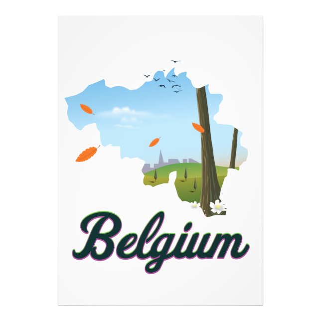 Foto Cartel de Bélgica Travel. (Frente)