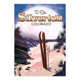 Foto Cartel de esquí de Silverton Colorado