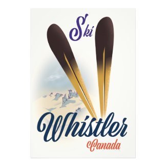 Foto Cartel de esquí de Whistler Canadá