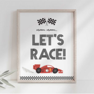 Foto Cartel de fiesta de carrera