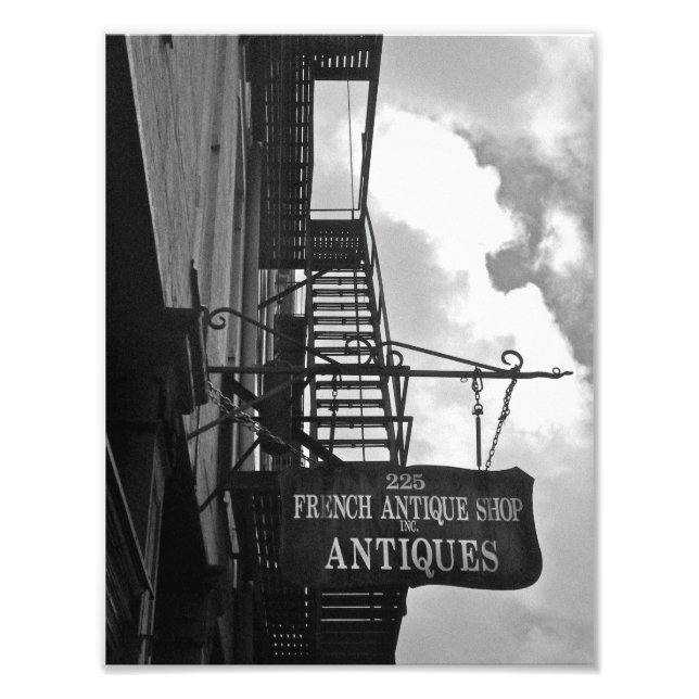 Foto Cartel de la tienda de antigüedades de Francia (Frente)