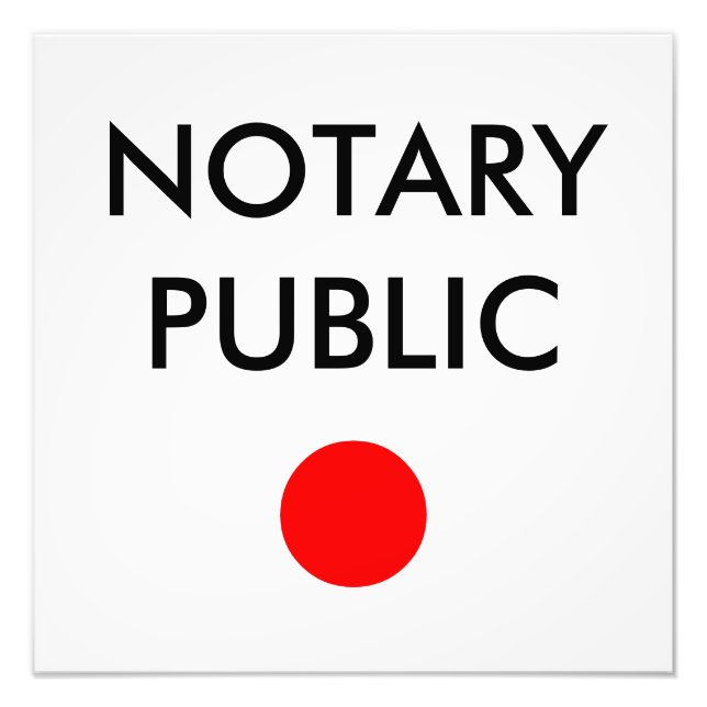 Foto Cartel de Notario (Frente)