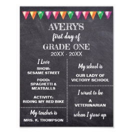 Foto Cartel de regreso a la escuela