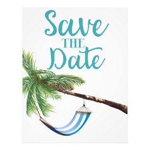 Foto Cartel de Salva la Fecha para un Paraíso Tropical