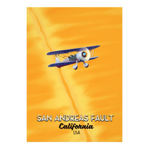 Foto Cartel de San Andreas de California USA Travel.