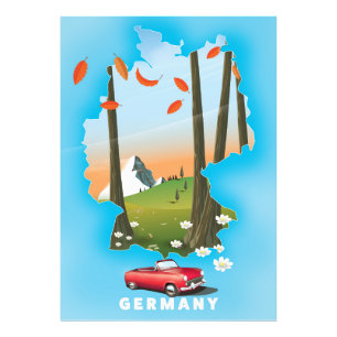 Foto Cartel de viaje a Alemania.
