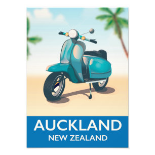 Foto Cartel de viaje a Auckland Nueva Zelanda