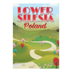 Foto cartel de viaje a Baja Silesia Polonia