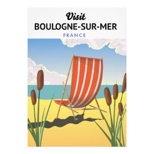 Foto Cartel de viaje a Boulogne-sur-Mer Francia