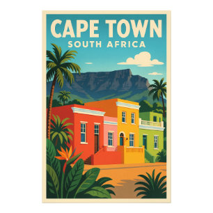 Foto Cartel de viaje a Ciudad del Cabo, Sudáfrica,