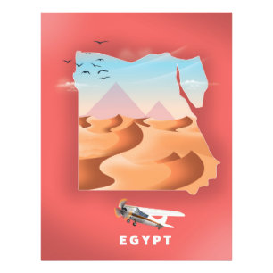 Foto cartel de viaje a Egipto