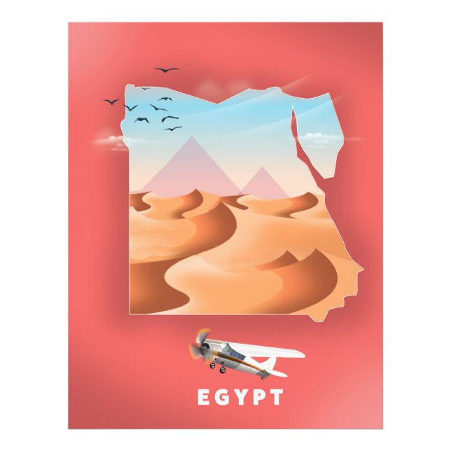 Foto cartel de viaje a Egipto (Frente)