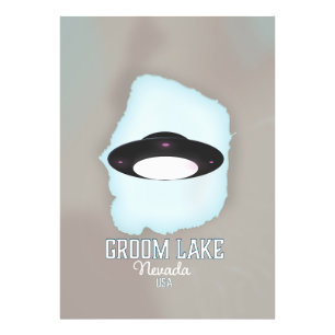 Foto Cartel de viaje a Groom Lake Nevada