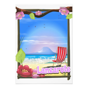 Foto Cartel de viaje a Lanzarote