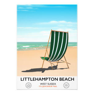 Foto Cartel de viaje a Littlehampton Beach East Sussex