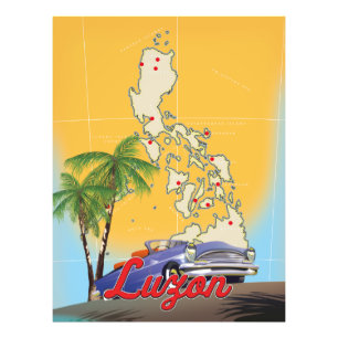 Foto Cartel de viaje a Luzón Filipinas