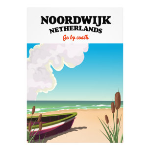 Foto cartel de viaje a Noordwijk Países Bajos