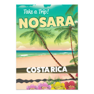 Foto cartel de viaje a Nosara Costa Rica